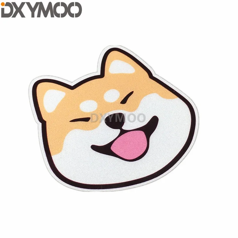 Стайлинг автомобиля наклейка животное узор Сиба-ину милая голова собаки ноутбук