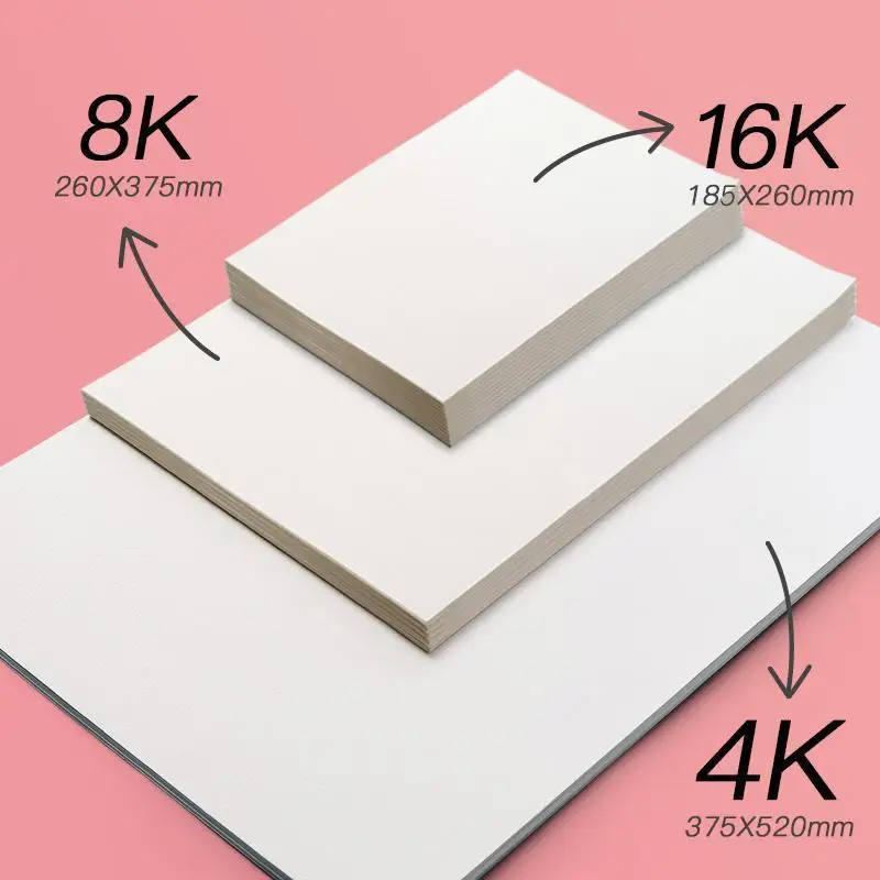 

Sketch Paper Drawing Paper Postage Thickened 180G Sketch Paper 8K Gouache Paper 4K Graffiti Lead Drawing Paper 100 Pieces Of 8 O