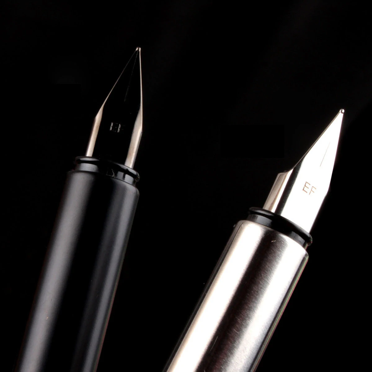 Фото Jinhao 35, цельнометаллическая перьевая ручка EF, сверхтонкое перо, гладкое письмо, практика каллиграфии, необходимые канцелярские принадлежности для бизнеса и офиса №4
