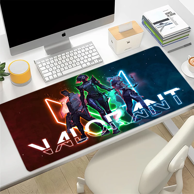 

Gaming Valorant Mouse Pads Computer Pad Gamer Girl Desk Xxl PC Cabinet Carpet Kawaii Gamers Accessories Keyboard Hot Mausepad