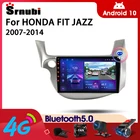Srnubi Android 11,0 автомобильное радио для HONDA FIT JAZZ 2007-2014 мультимедийный видеоплеер 2Din 4G GPS навигация Carplay DVD головное устройство
