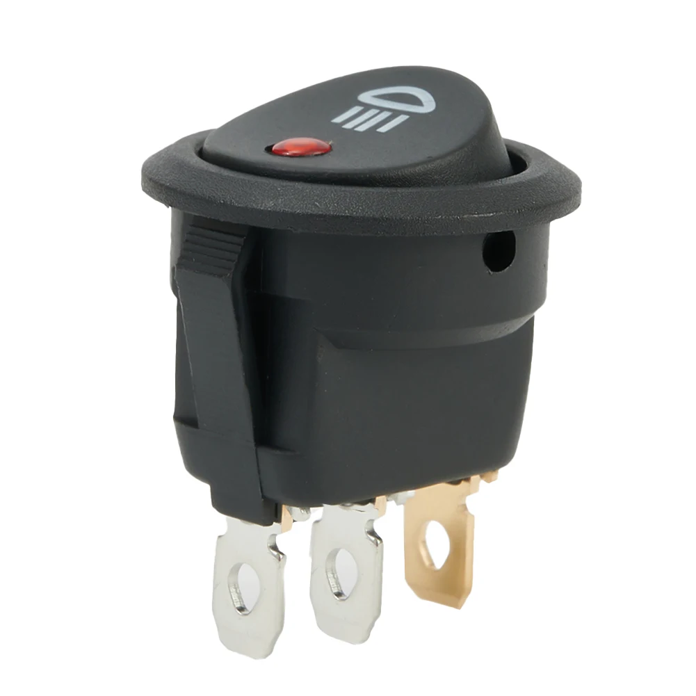 12 В 20 А Автомобильная лодка Круглая точка Красный светодиодный противотуманный