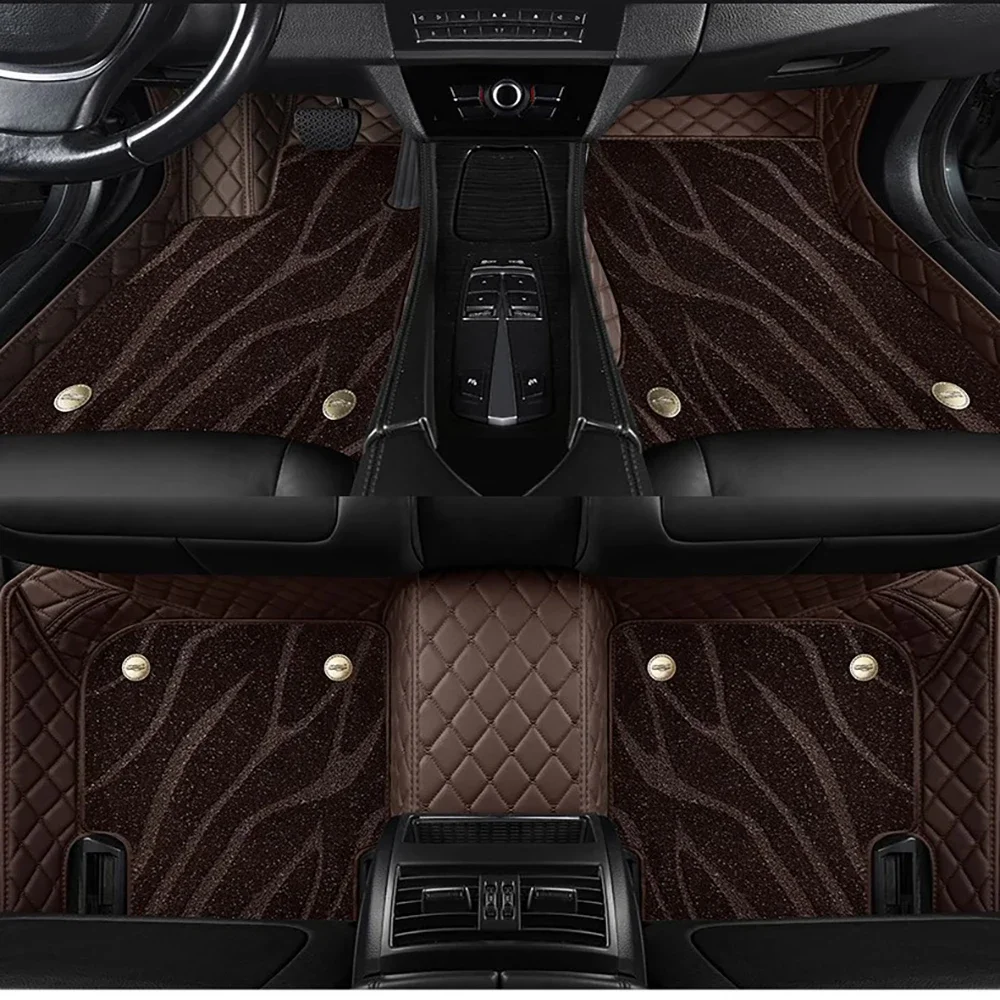 Фото Двухслойные 5D автомобильные коврики на заказ для Cadillac Escalade, автомобильные ковры, подставки для ног, автомобильные аксессуары voiture №2