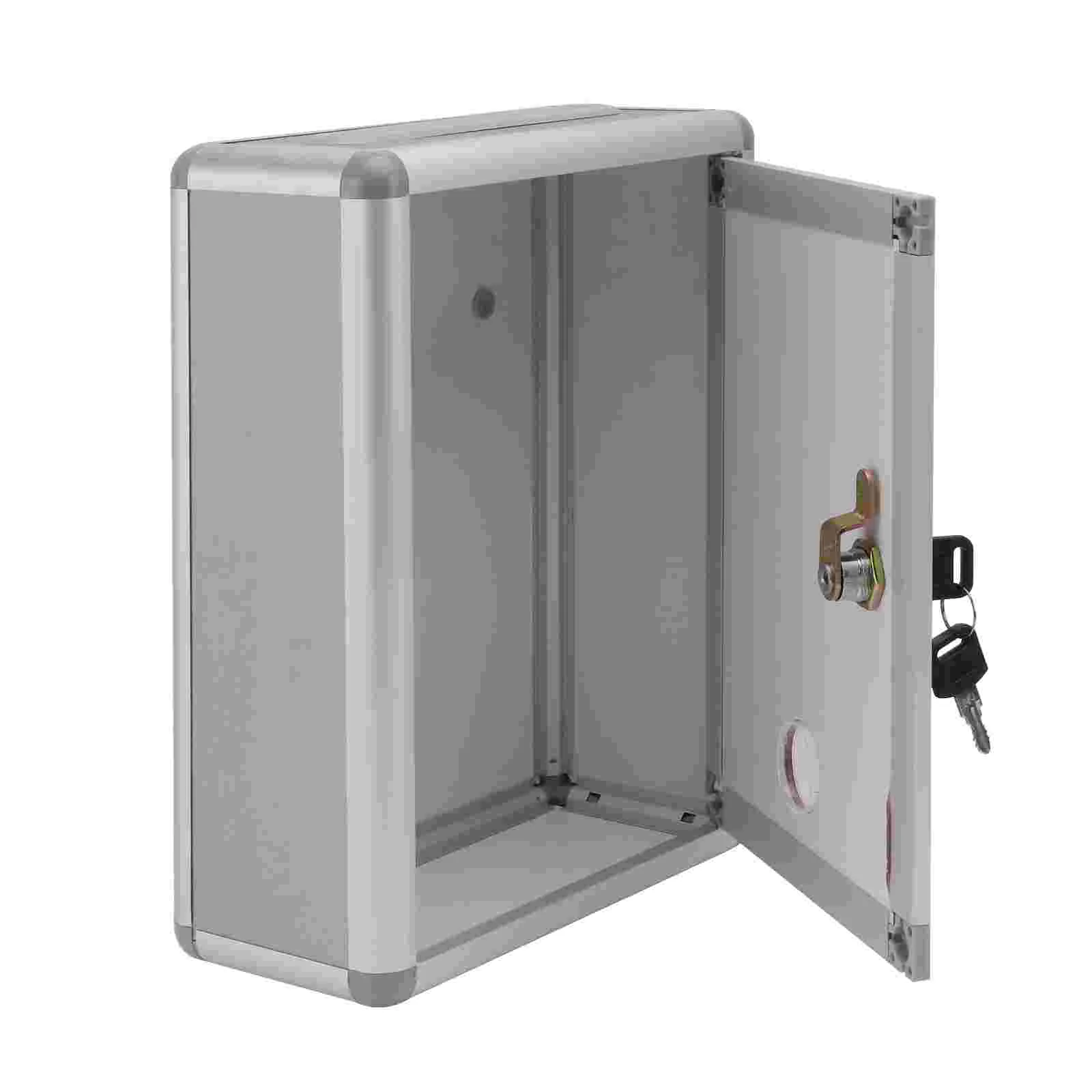 

Boxsuggestion Lock Mailbox Wall Locking Complaint Keydonation Ballot Stand Mount Alloy