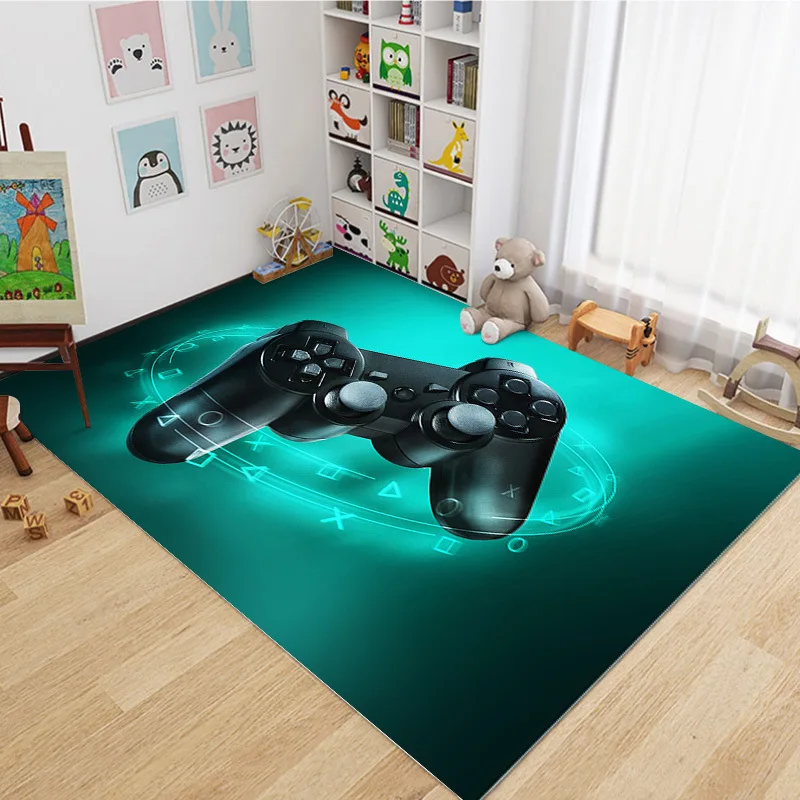 

Video Game Handle Carpet Children'S Room Crawling Mat Bedroom Living Room Coffee Table Children'S Room Amusement Entrance Rug