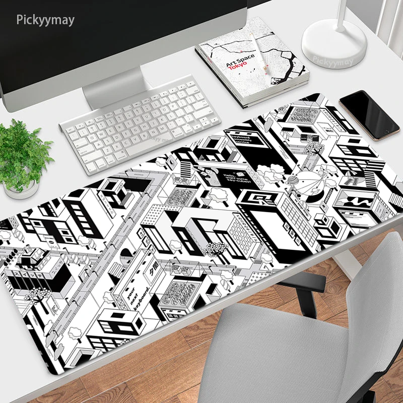 

Utopia Gaming Mouse Pad Keyboard Deskpad Mousepad Gamer Gabinete Pc Accessories Computer Table Carpet Desk Mat Art Non-slip