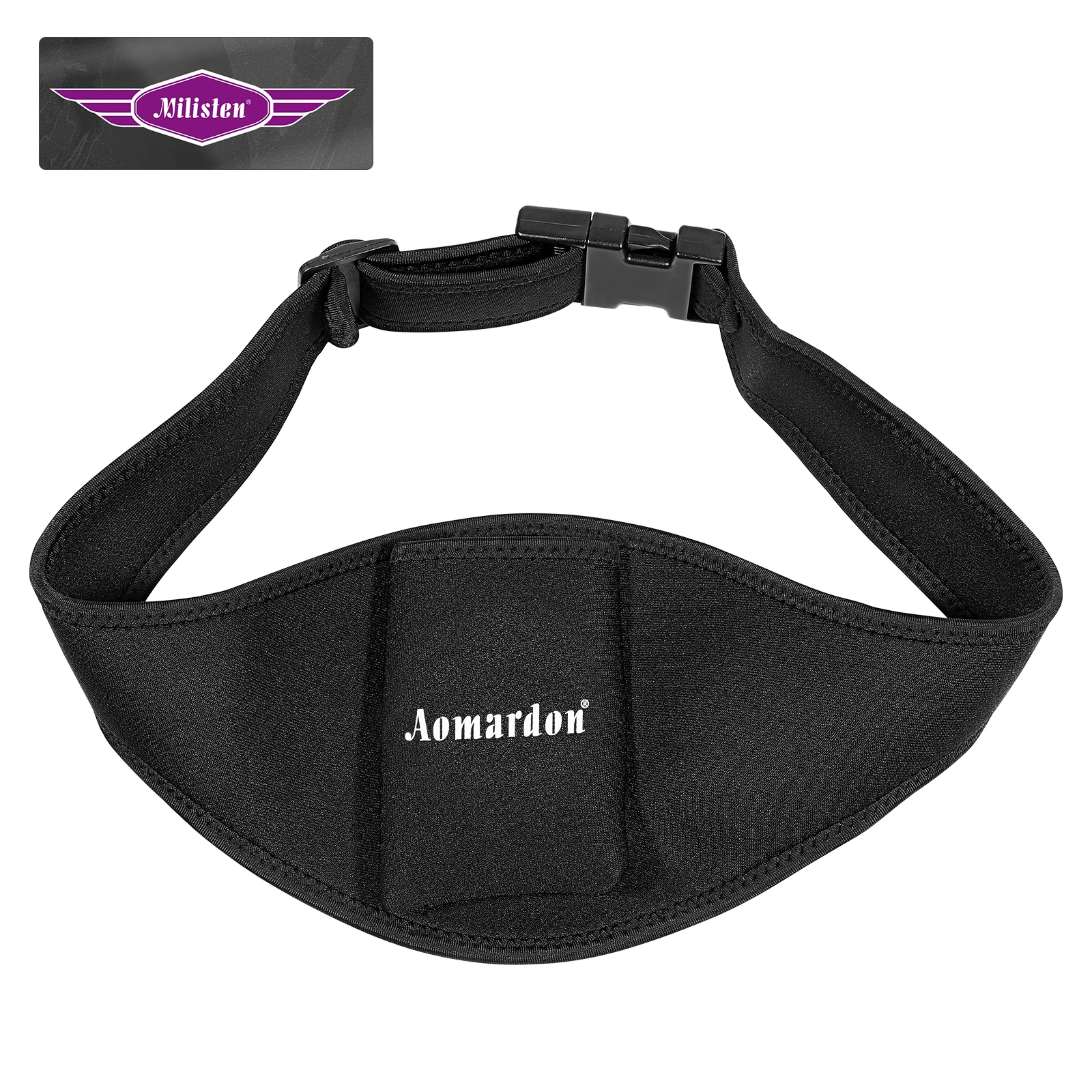 

MILISTEN Microphone Transmitter Useful Durable Mic Belt Microphone Belt Holder Pouch Belt Carrier Belt for Sports Fitness