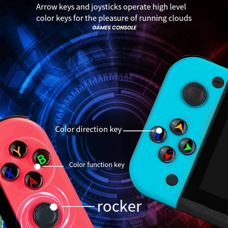 X52 Handheld Game Console HD 5.1 Inch Portable Retro Built-In Classic Games Audio Video Player Easy Install