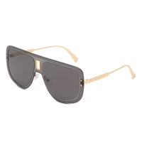 boyarn new fenjia sunglasses steampunk gafas de sol large frame glasses catwalk style one piece rice set sunglasses