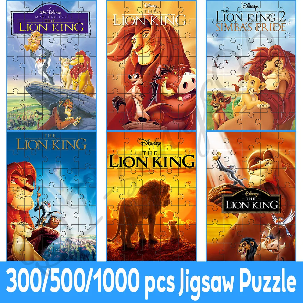 

Пазл «Король Лев» для детей, 35/300/500/1000 шт.