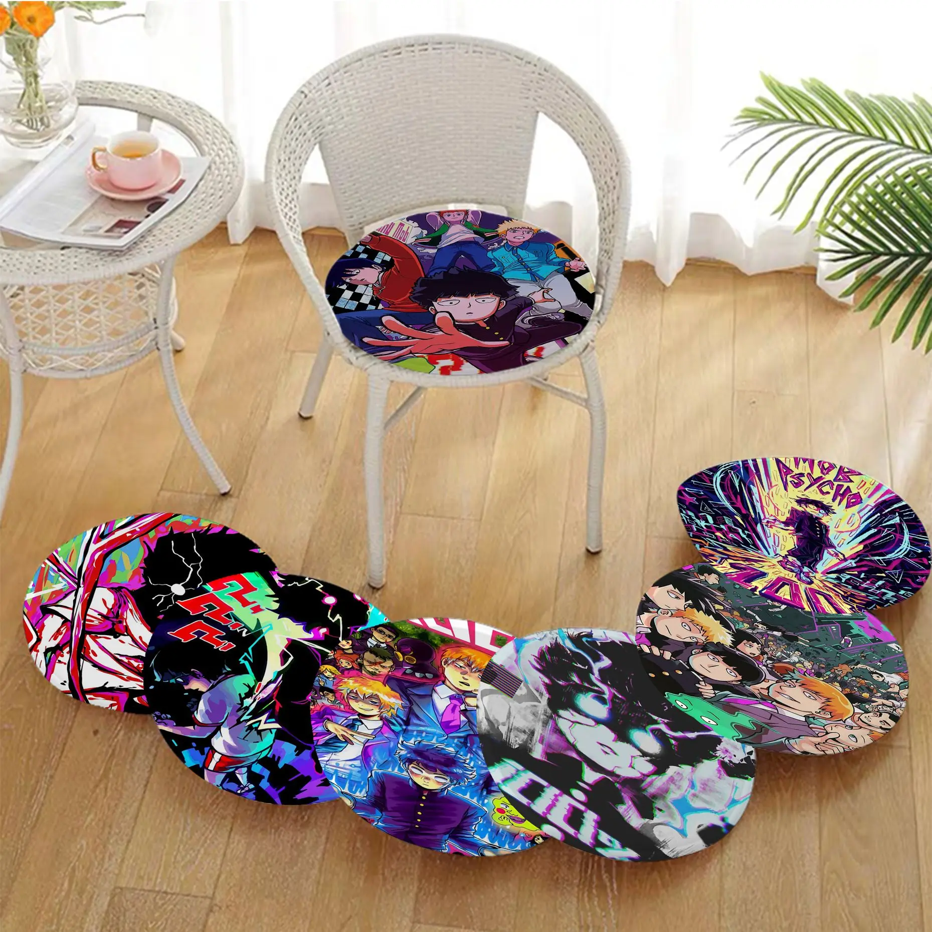 

Anime Mob Psycho 100 Tie Rope Chair Mat Soft Pad Seat Cushion For Dining Patio Home Office Indoor Outdoor Garden Cushions Decor
