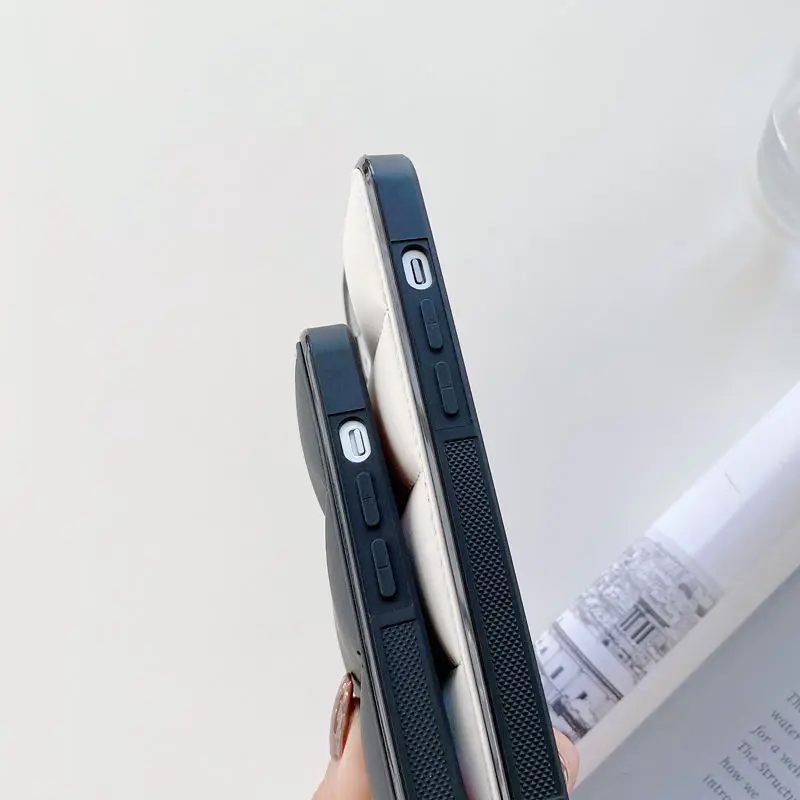 Фото Новые оригинальные Роскошные зимние Пуховые Чехлы N-Norths для телефонов iPhone 14 13 12 11 Pro Max XR XS MAX X задняя крышка №5