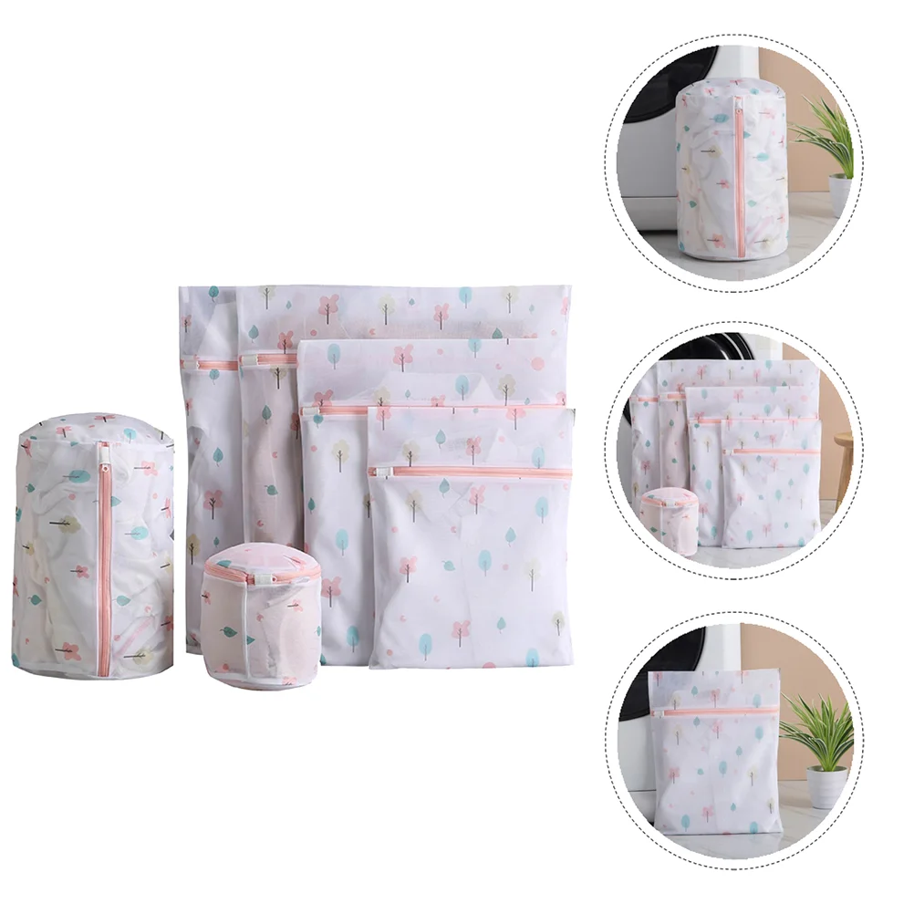 

1 Set 6pcs Reusable Mesh Laundry Bag for Washing Machine Storage Bag