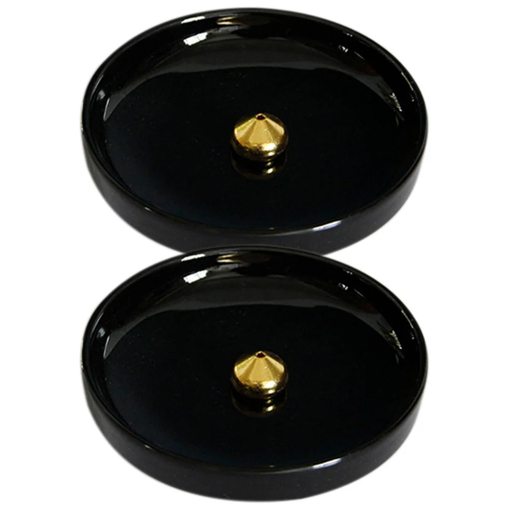 

2pcs Ceramic Stick Holder Burner Holder Ash Catcher Tray