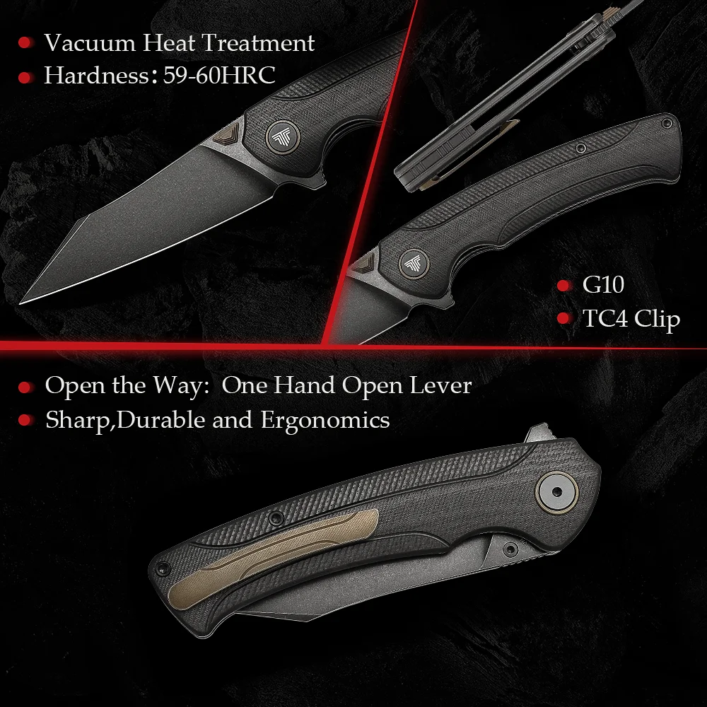 Складной карманный нож TRIVISA для повседневного использования Стальной Охотничий