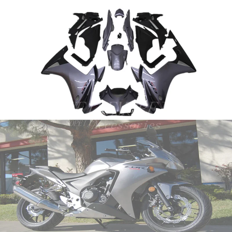 

CBR500 13 14 15 обтекатель кузова фары носа бака Крышка переднее крыло брызговик боковая крышка для HONDA CBR500R 2013 2014 2015