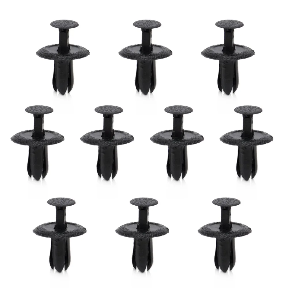 10x черный фиксатор нажимного типа GJ21-68885-B69 для Ford Probe Mazda MX6 1989-2008 2009 2010 2011 2012 2013 2014