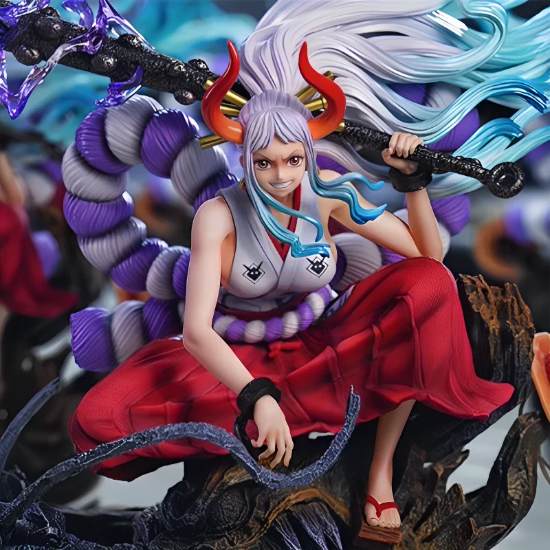 

One Piece 36cm Anime Yamato Figurine Gk Kaidou Daughter Yamato Action Figures Warring Statue Pvc Collection Model Toys Gifts Kid