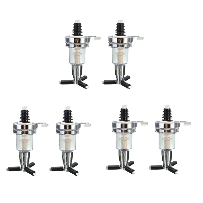 

6Pcs 45Ml/1.5Oz Bar Butler Wall Mounted Replacement Nozzle Shot Dispenser For Revolving Liquor Caddy Bottle Holder