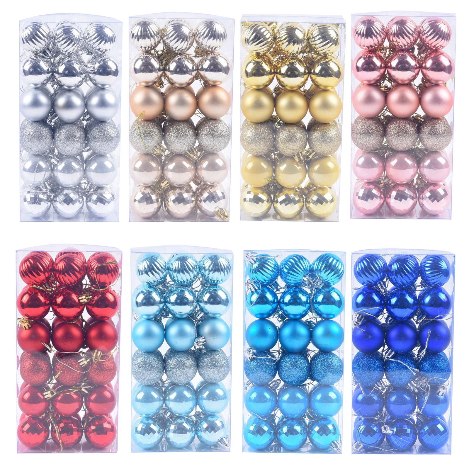 

36 комплектов, подвески для ёлки, 4 см