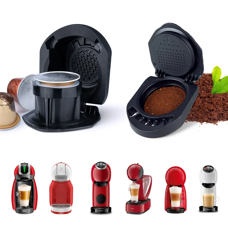 

Многоразовый адаптер для капсул для кофейных капсул Dolce Gusto, преобразователь совместимый с Genio S маленький XS, аксессуары для машинного кофе