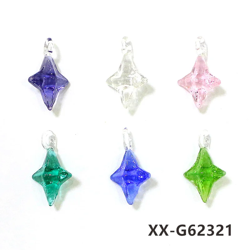 

Миниатюрные стеклянные звёзды JSSMTLP 6 шт.