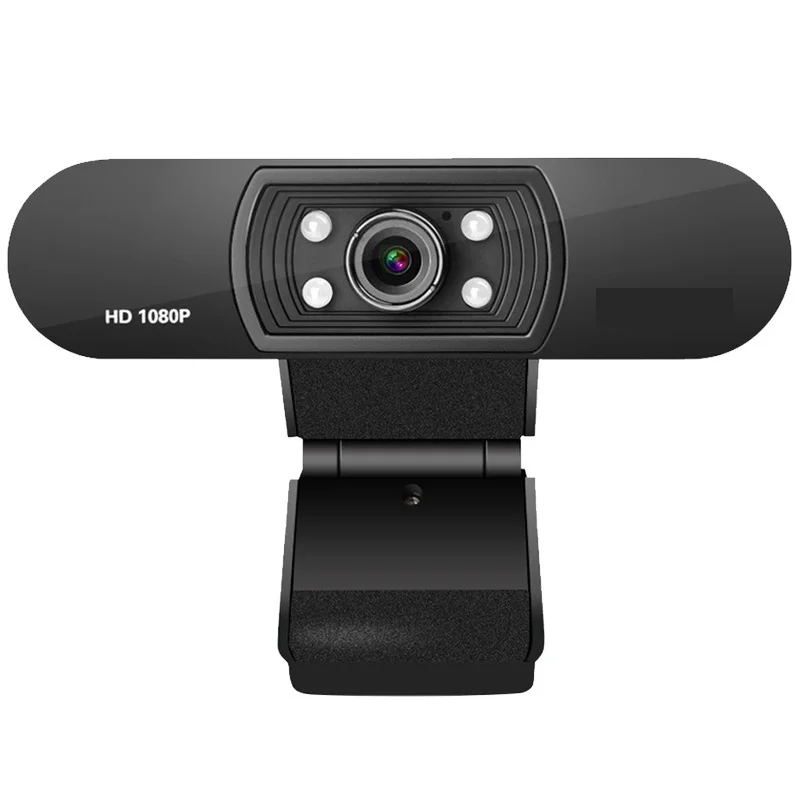 2022 New Live Full HD Video Webcam 1080P HD Camera USB Webcam Focus Night Vision Computer Web Camera with Built-in Microphone