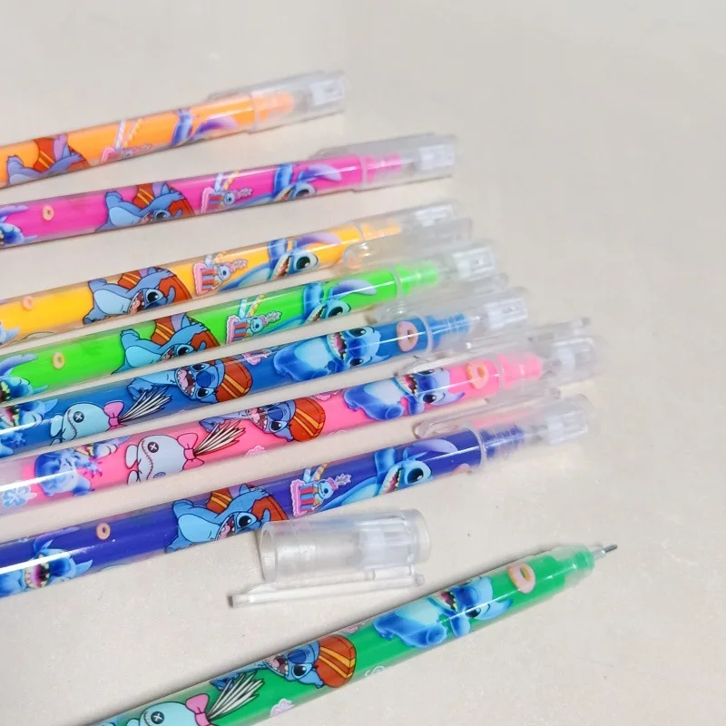 8-цветная нейтральная ручка гелевая для вышивки граффити Disney детские