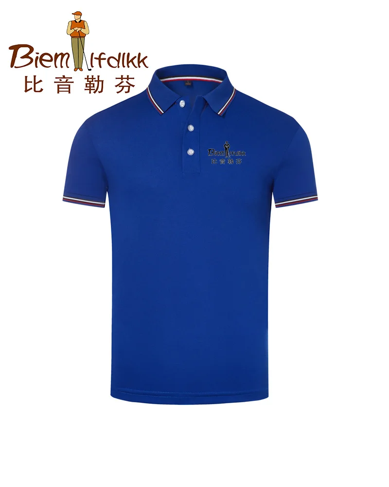 

Men's summer lapel casual Polo shirt breathable work clothes quick drying short sleeve sports fitness top printed T-shirt