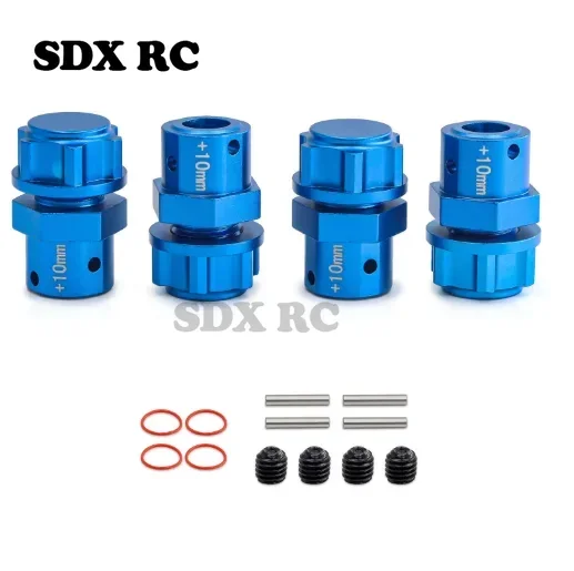 Металлический удлиненный шестигранный адаптер ступицы колеса 17 мм + 10/13 для Arrma 6S