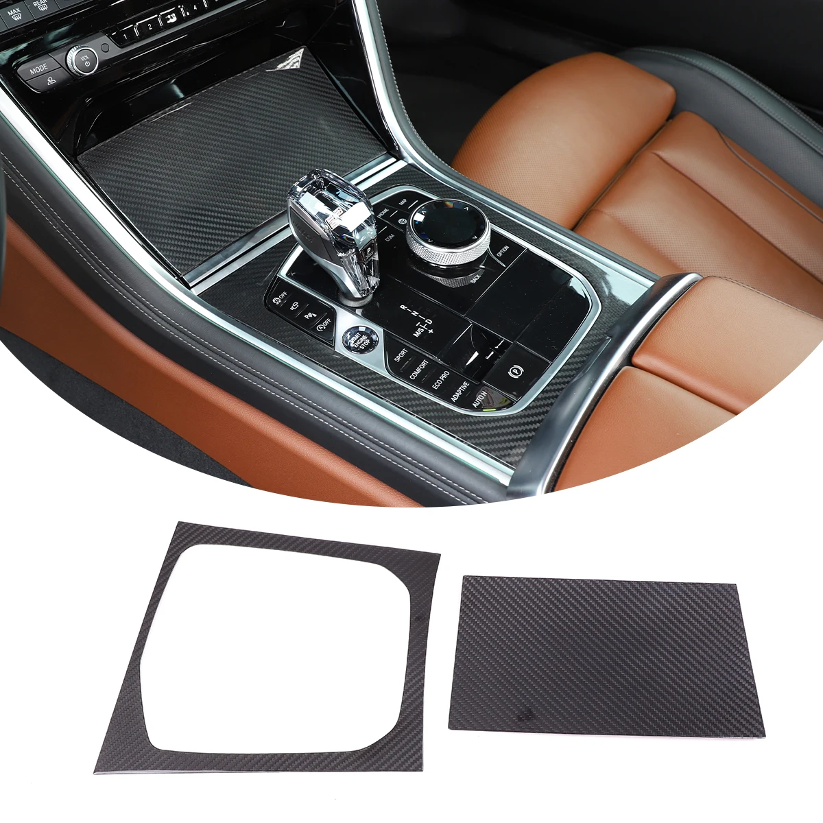 Центральное управление из углеродного волокна для BMW 8 серии G15 2019-2023 панель