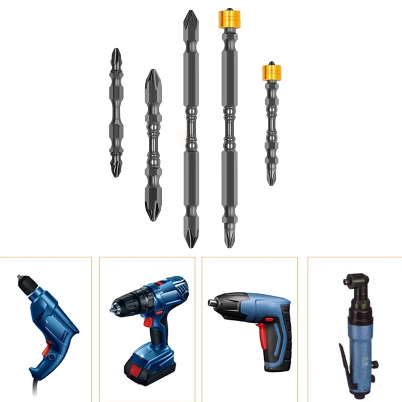 

5PCS Dual-Head Screwdriver Bit Screw Driver Head 65 100 110mm