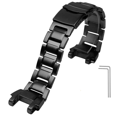 Резиновый ремешок для часов Casio, металлический ремешок из нержавеющей стали, лента серии MTG-B1000/ G1000, резиновые аксессуары, мужской браслет