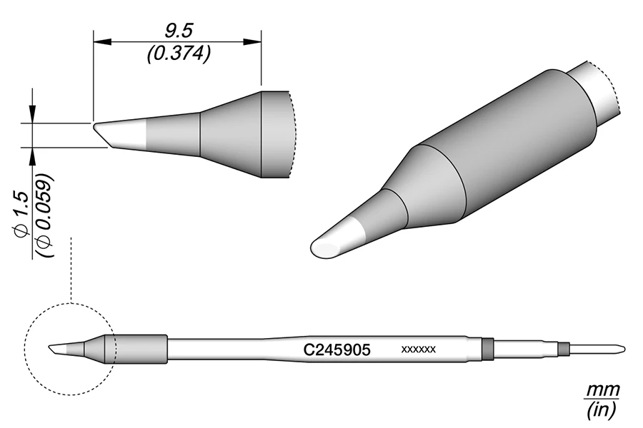 

Наконечники JBC C245 для паяльной станции T245