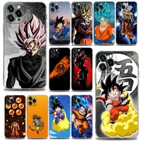 anime dragon ball z goku phone case for iphone 13 12 11 se 2022 x xr xs 8 7 6 6s pro mini max plus silicone case cover bandai