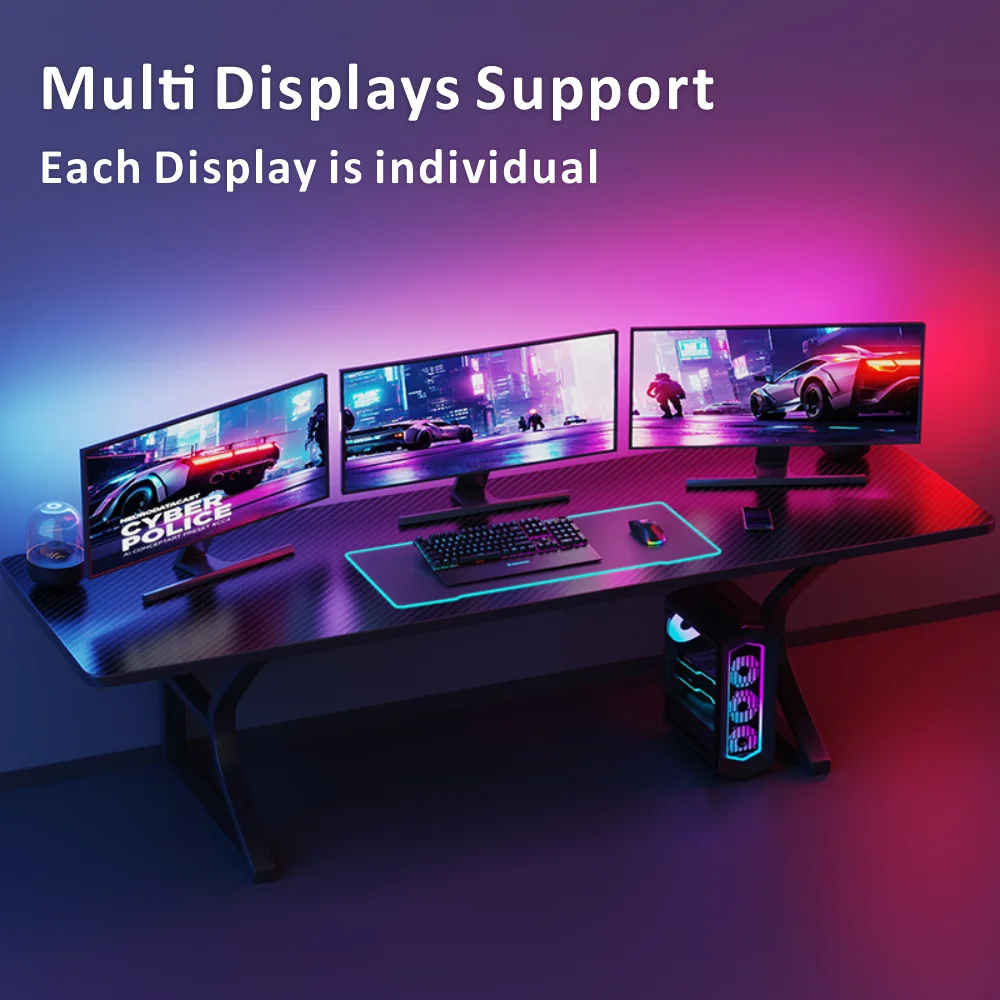 Светодиодные ленты RGBIC для ПК подсветка компьютера USB 5 В постоянного тока с