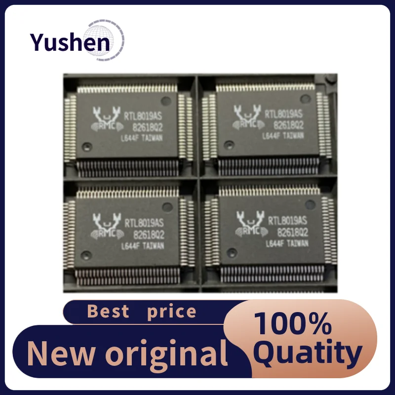 

5PCS/lot RTL8019 RTL8019AS RTL8019AS-LF QFP100 Electronics Ethernet Controller Chips Electronic Components New Original