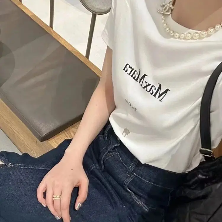 

Футболка Maxmara с коротким рукавом для мужчин и женщин, стильная уличная одежда с забавным 3D-принтом животных, Топ в стиле Харадзюку, на лето