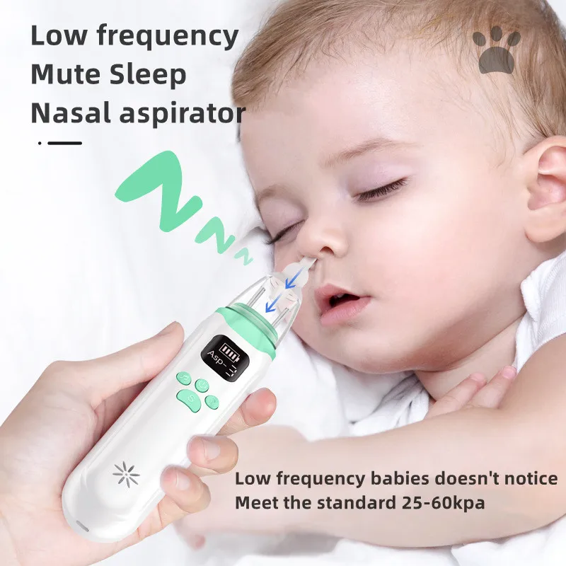 Electric Baby Nasal Vacuum Cleaner Infant Nasal Aspirator Newborn Hygiene Kit Mucus Runny Nose Inhaler Kids Healthy Care Stuff