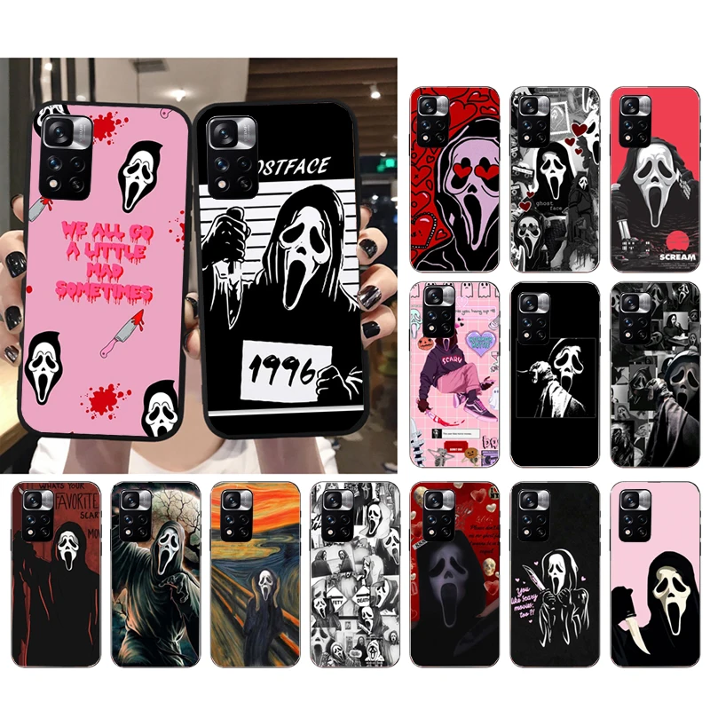 

Phone Case For Xiaomi Redmi Note 11 11S 11T Pro 10 9Pro Note9S 10S Redmi 10 9 10C 9C 9A 9T Ghostface Ghost face horror Scream