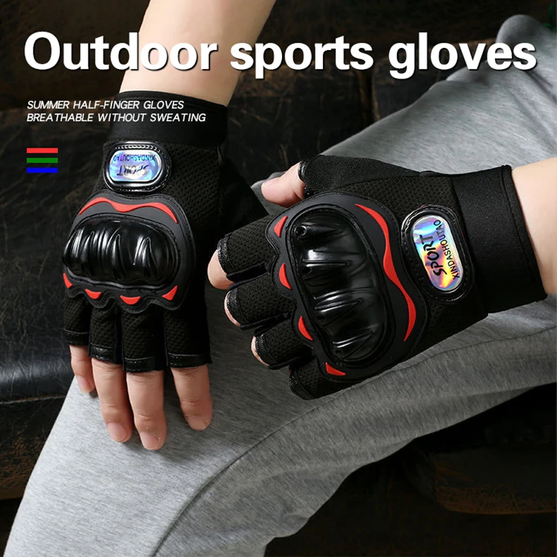 1 пара черных мотоциклетных перчаток Trendfront для костяшек пальцев-защитные