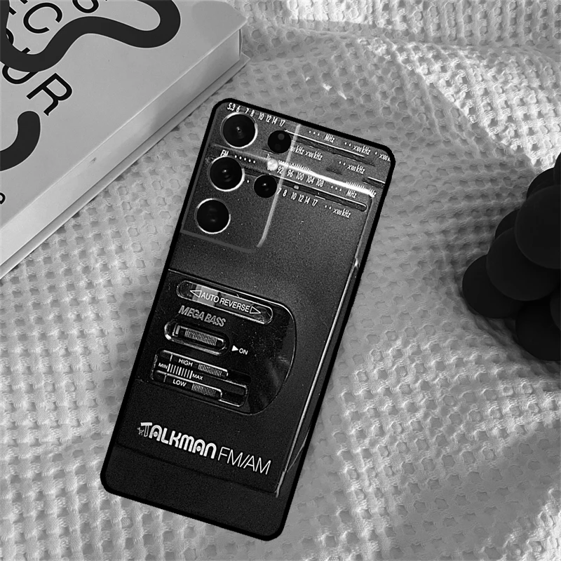 Чехол Walkman для Samsung Galaxy S23 S21 FE S20 S22 Ultra S8 S9 S10 Note 10 Plus 20