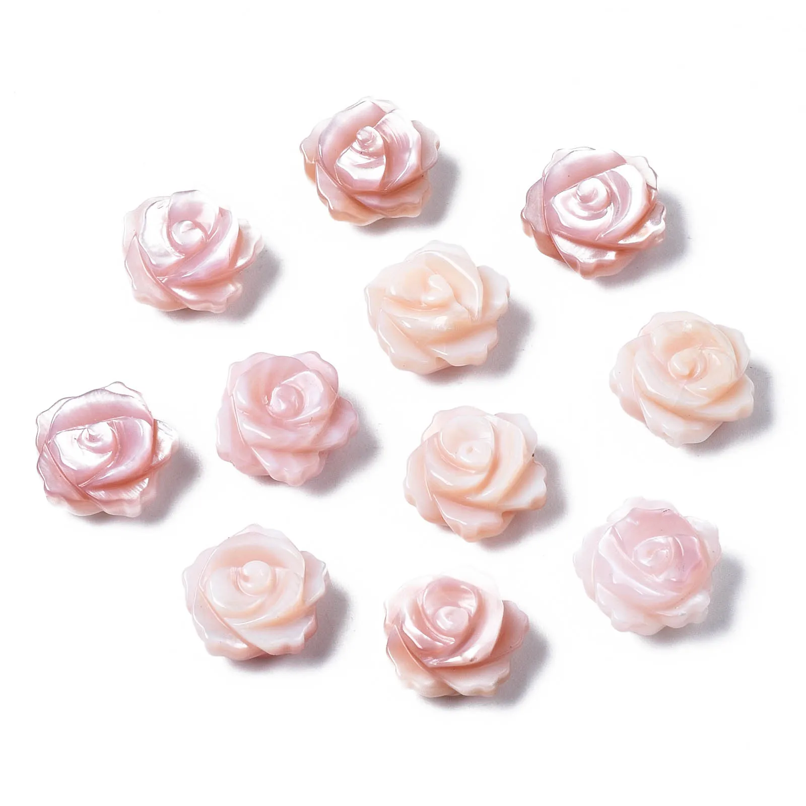 

5 шт., бусины в форме ракушек, 10 х10х5 мм