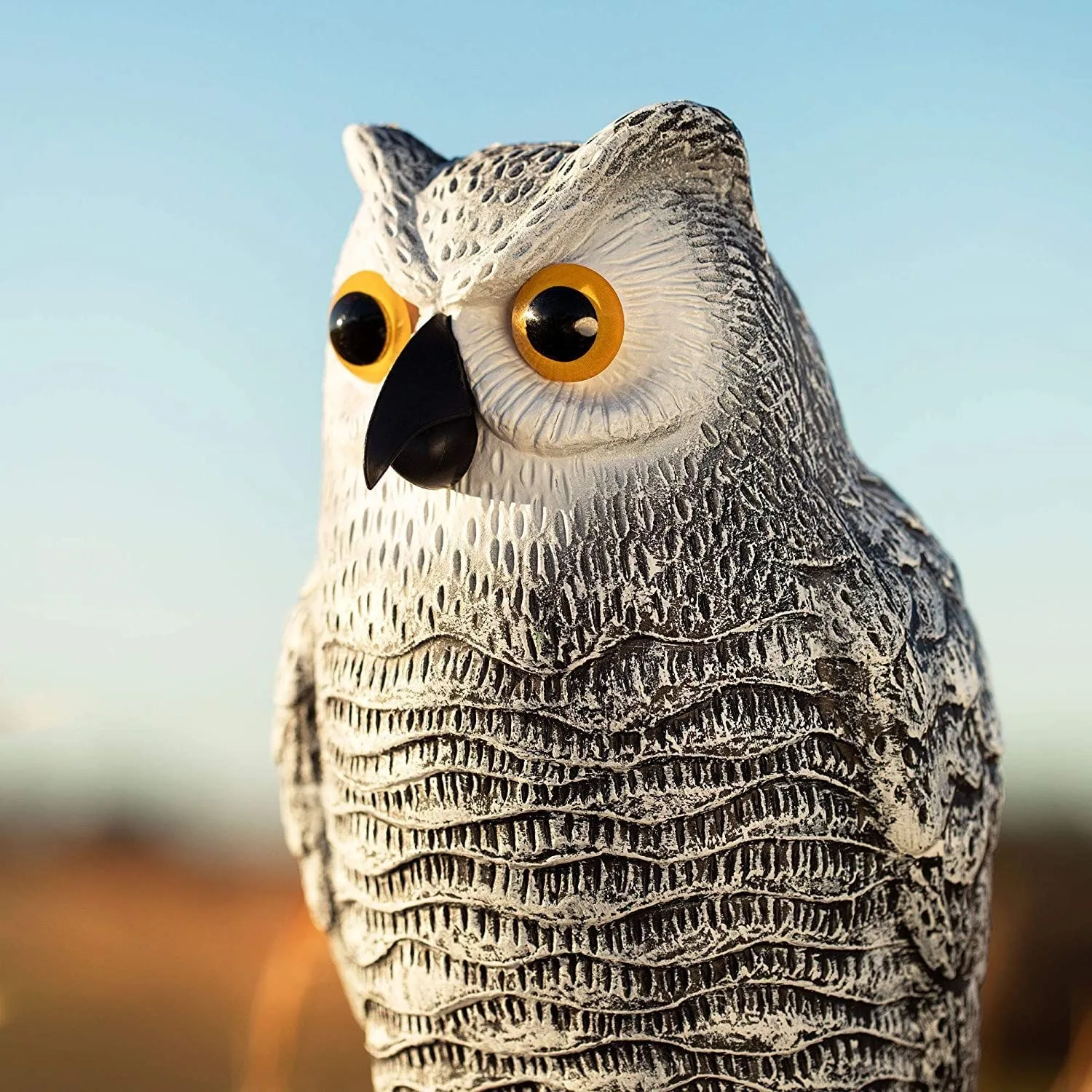 Искусственная пластиковая птица сова статуя совы для украшения сада украшение