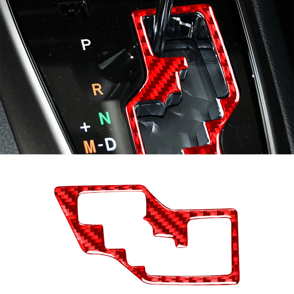 

Gear Shift Decoration Cover Decal Trim Sticker for Corolla 2014 2015 2016 2017 2018 Car Interior Accessories Carbon Fiber