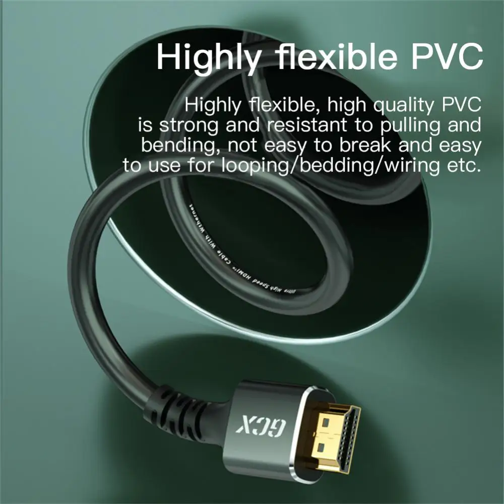 

For Tv Computer Monitor For Computer Slim High Speed 8k/60hz 4k/120hz Video Cord 8k 60zh Hd Data Cable 8k -compatible Cable