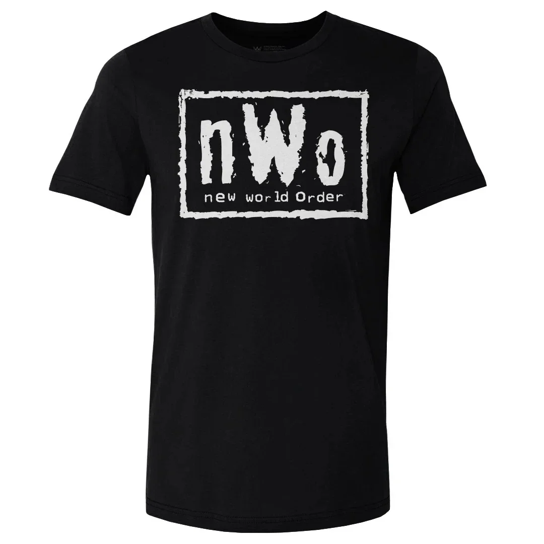 Фото Летняя мужская футболка Wrestler nWo с 3D принтом 2024, детский уличный спортивный топ №2