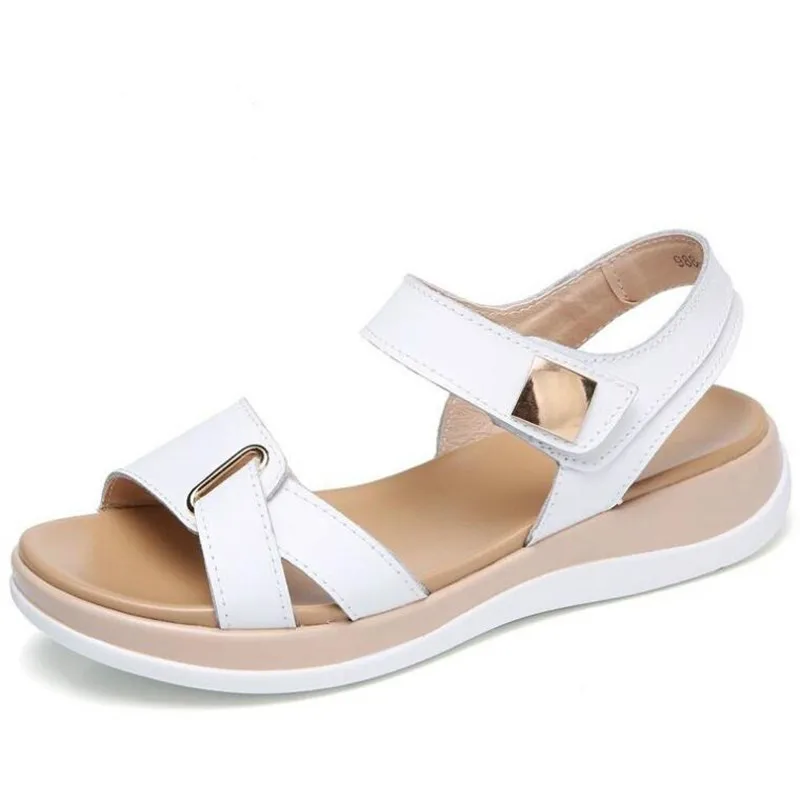 

Dropshipping 2018 New Summer Women Sandals Flat Shoes Woman Comfortable Casual Hook Loop Sandalias Mujer Women's Footwear