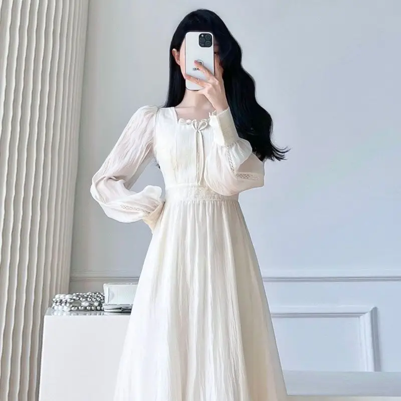 Женское длинное Бандажное платье элегантное модное с квадратным вырезом для