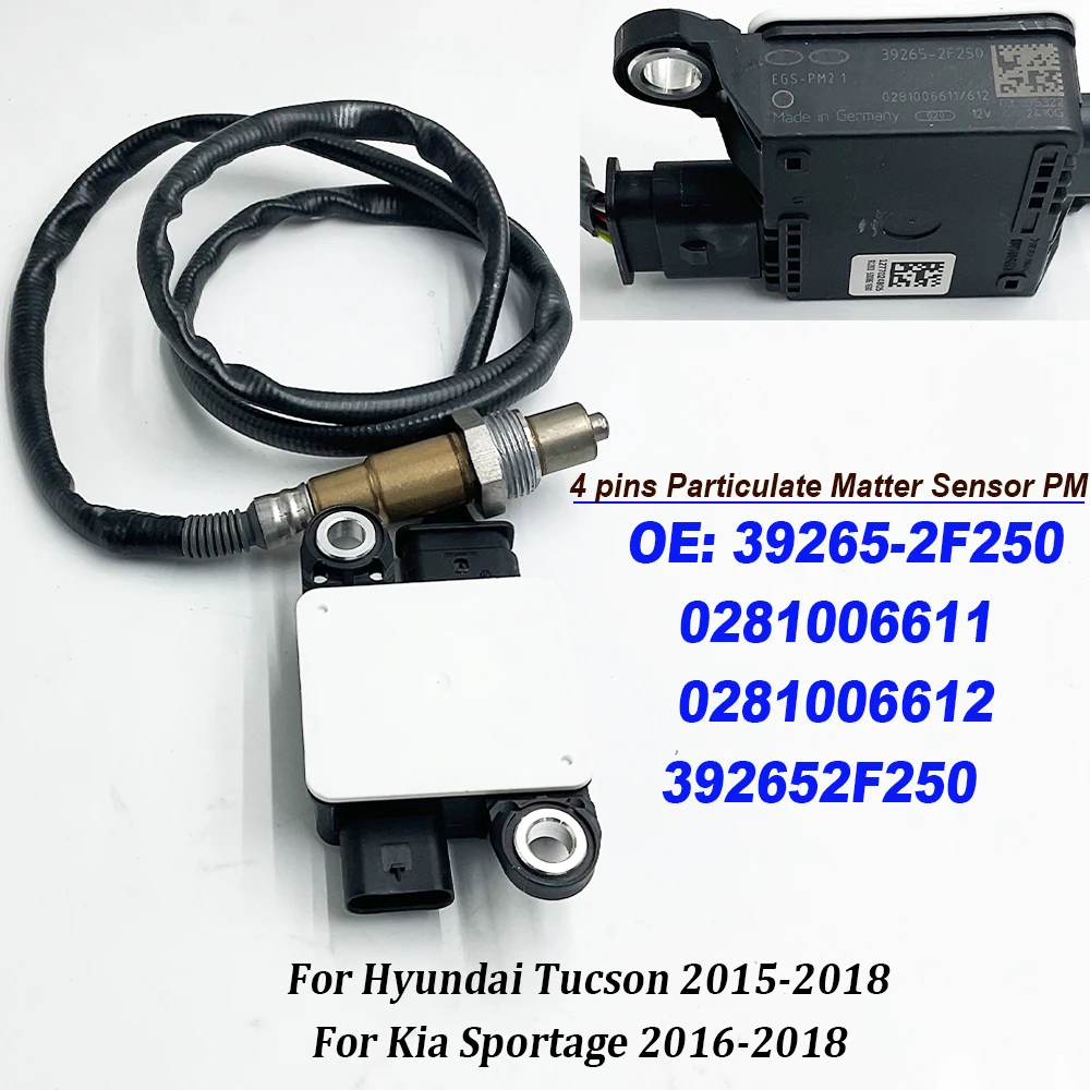 НОВЫЙ дизельный датчик частиц выхлопных газов PM OEM 39265-2F250 0281006611 0281006612 392652 F250 для